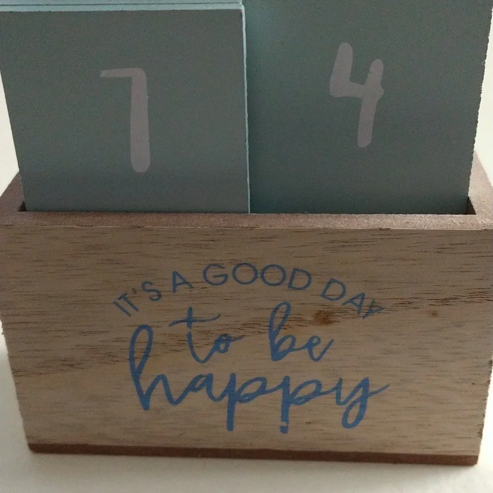 Teachers Desk Gift Wooden Desk Calendar